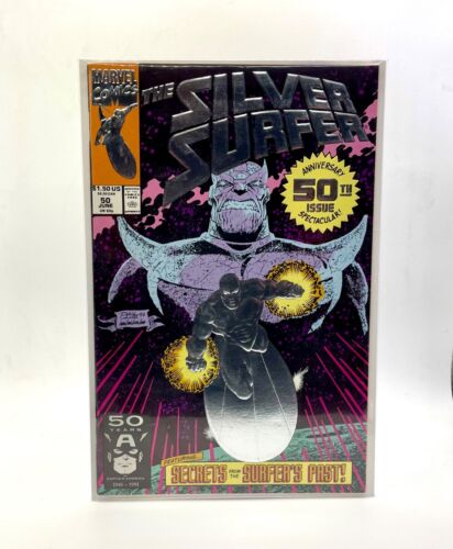 Silver Surfer #50 Holographic - Marvel Comics - June 1991 - Excellent Condition