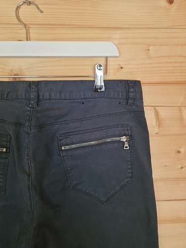 Pantalone chino Prada uomo linea rossa linea rossa blu navy W35xL32 cotone - Foto 13 di 18