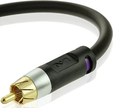 Mediabridge 25 Ft Ultra Series Subwoofer Cable Low Loss Rca Audio Connection