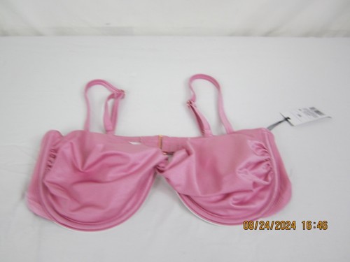 Women's Underwire Twist-Front Bikini Top - Shade & Shore Pink 36C - Picture 11 of 13