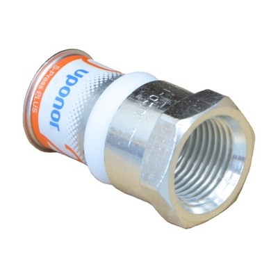Uponor S-Press PLUS MLC Übergangsmuffe 16mm x 1/2'' IG