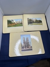 Vintage Pimpernel London Landmarks Placemats Set of 3 Cork Back Tableware