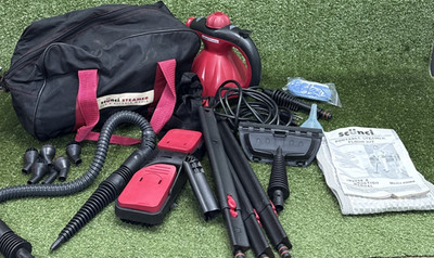 Scunci Steamer SS-1000 With Accessories & Storage Bag Portable Tested And Works