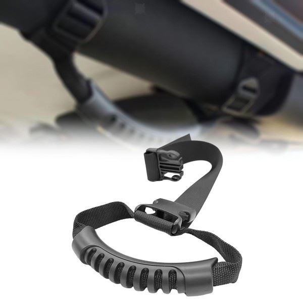 Eurowagens Car Handle Assist Schwarz Anti-Rutsch Halter FüR TüRgriff-image