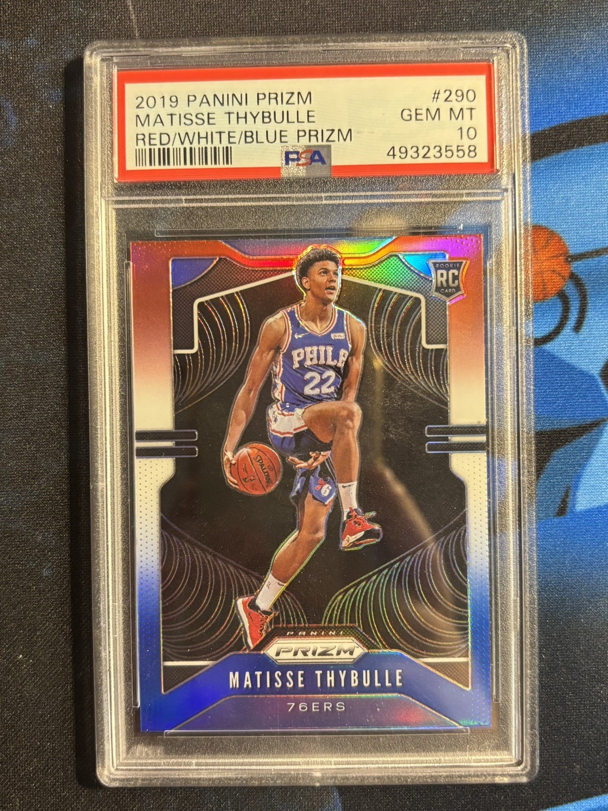 Matisse Thybulle 2019 Red White Blue Prizm PSA 10 Gem Rookie Card #290