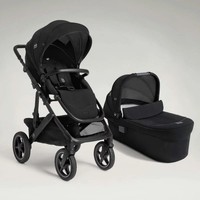 Joie Vinca Stroller with Ramble XL Carry Cot All Weather Lined & Cushioned Black