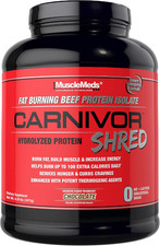 Carnivor Shred Fat Burning Hydrolized Beef Protein Isolate, 0 Lactose, 0 Sugar,