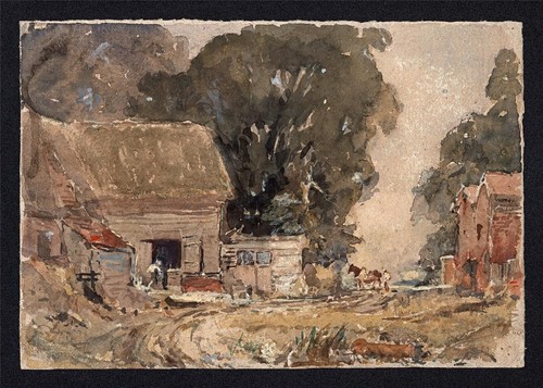 Frederick Charles Winby - Watercolour Painting - Impressionist Farm Landscape - Picture 2 of 5