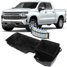 Under Seat Storage Box - Compatible with 2019-2024 Chevy Silverado/GMC Sierra