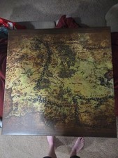 LE SEIGNEUR DES ANNEAUX LOTR CARTE DE LA TERRE DU MILIEU