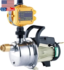 3/4 HP Water Pressure Booster Pump for Home Automatic Water Pump Electric 17 GPM