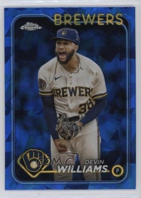 2024 Topps Chrome Sapphire Devin Williams #135 11o2
