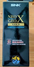 SNK GOLD LIMITED EDITION NEO GEO X CONSOLE +  NINJA MASTERS* & SECOND CONTROLLER