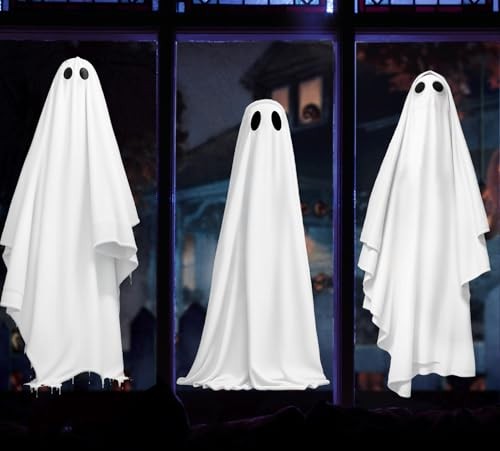 Se adhiere ventana de Halloween extra grande fantasmas silueta fantasma ventana se adhiere - Imagen 2 de 8