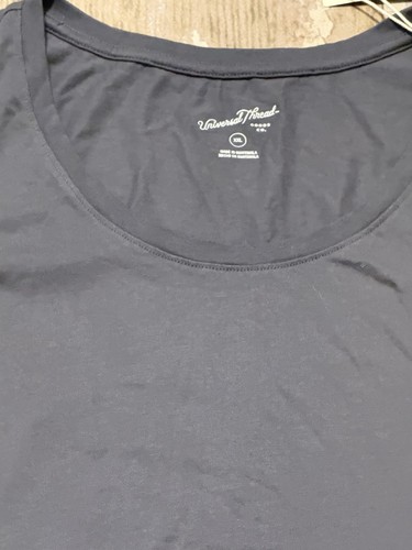NWT Universal Thread Solid Gray Sleeveless Dress 100% Cotton Ladies XXL New - Picture 2 of 8
