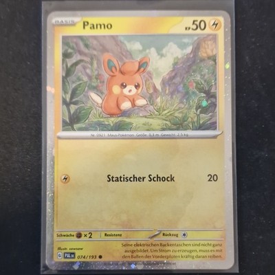 Pokémon TCG Pamo 074/193 Paldea Evolved Holo KP 50 Basisform Holo Deutsch