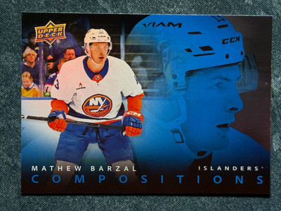 Mathew Barzal NY Islanders Compositions Upper Deck 2025