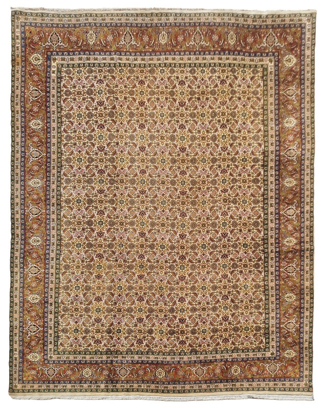 Amazing Hand Knotted Vintage Tribal Bijour Wool Area Rug 11 x 8 Ft
