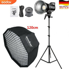 Godox SL-60W 5600K LED Lampe+120cm Schirm Sof...