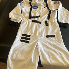 Spirit Halloween NASA White Astronaut Costume Jumpsuit Adult Size Medium Unisex