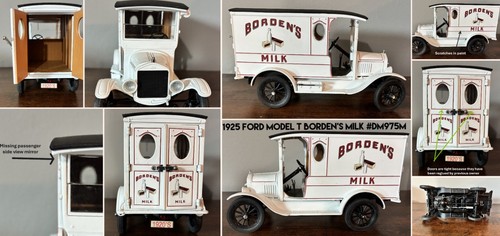 Danbury Mint Borden's Delivery Truck Bundle x4 NO BOXES/ONLY 1 COA - Afbeelding 3 van 9