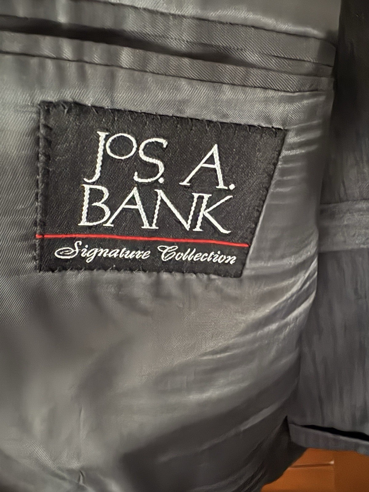 Joseph A Bank Signature Collection Men’s Suit, Grey, Size 54 Long