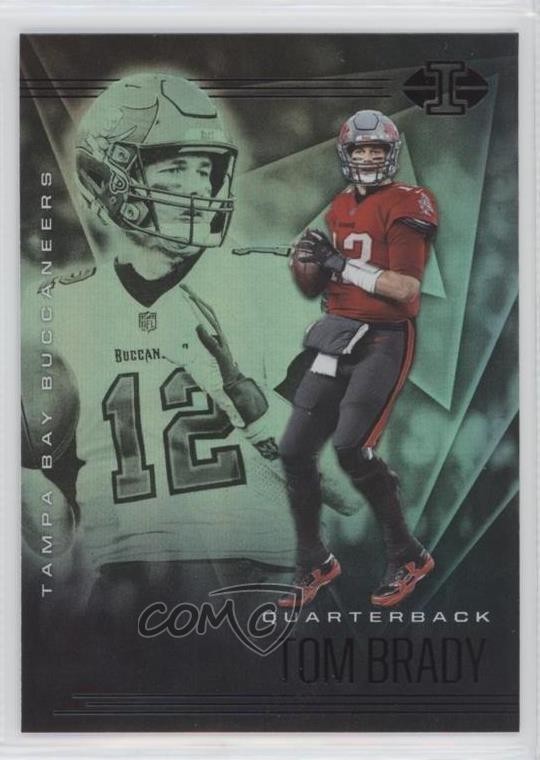 2020 Panini Illusions Trophy Collection Emerald Tom Brady #1