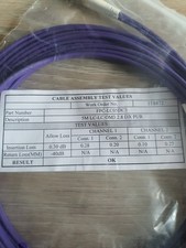 Image of OM3 - 50/125 - LC-LC - 5Mtr - Duplex Fibre Patch Cable - Purple