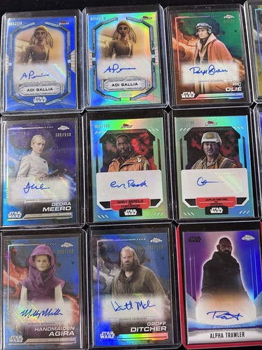 Star Wars: 100+ carte autografe, numerate, schizzi e una toppa con custodia - Foto 20 di 23