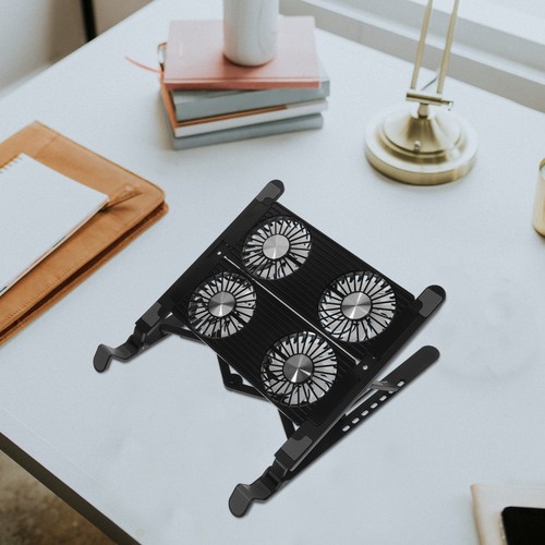 Notebook Cooler Cute Laptop Stand Gaming Cooling Pad Adjustable Riser - Afbeelding 10 van 12