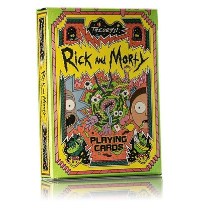 Rick and Morty Playing Cards Zeichentrickserie Multiversum Poker Spielkarten