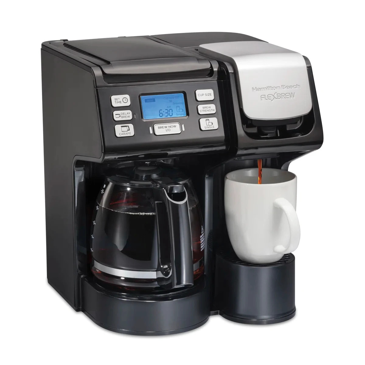 Hamilton Beach FlexBrew Trio 2-Way Coffee Maker, Single Serv