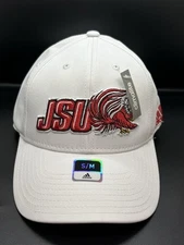 JAX State Gamecocks Football Team Issued Adidas Climate White Hat Cap SM/MED NWT