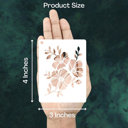 36 Pieces Flower Stencils for Painting (3x4) DIY Stencils for Painting on Wo - Picture 2 of 4