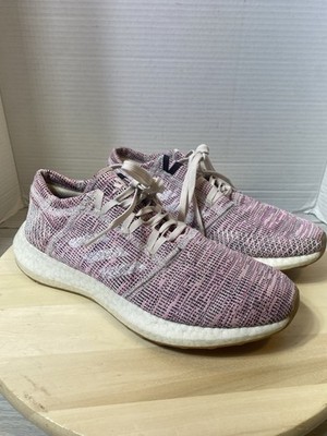 Adidas PureBoost Go Orchid Pink Athletic Running Shoes B75824 Womens Size 9.5