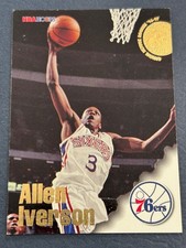 1996-97 NBA Hoops Allen Iverson RC #295 Philadelphia 76ers Rookie!