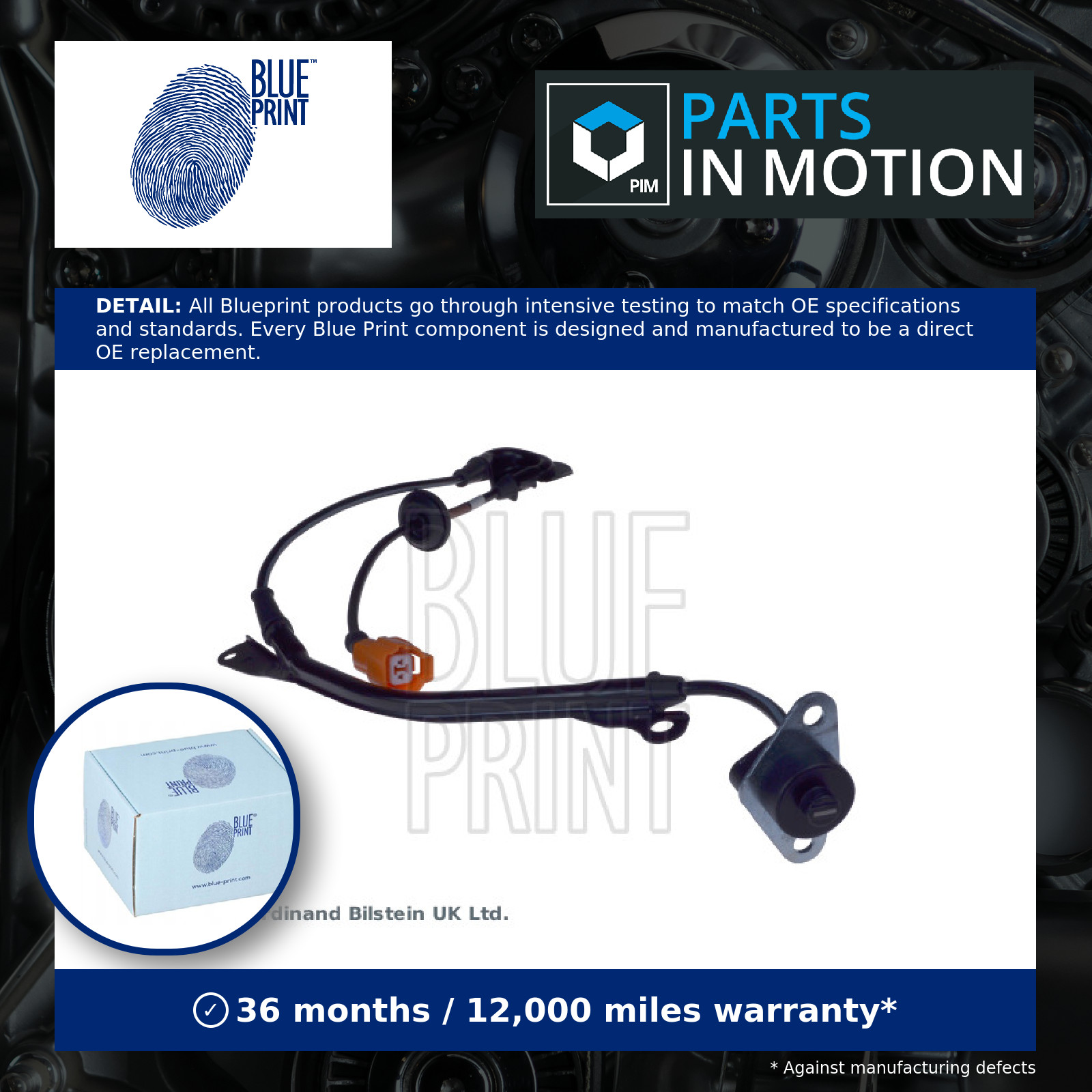 ABS Sensor fits HONDA CIVIC Mk4, Mk5 1.4 Front Right 95 to 01 Wheel Speed New - Image 2