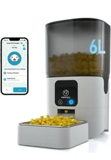 PAPIFEED 5G WiFi Automatic Cat Feeders: Smart Automatic Cat Food Dispenser with