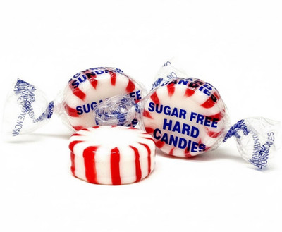 SweetGourmet Sugar-Free Peppermint Starlight Mints Hard Candy | 1 Pound
