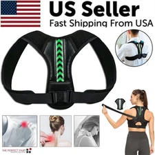 Posture Corrector Back Brace Shoulder Belt Strap Pain Relief Adjustable Support
