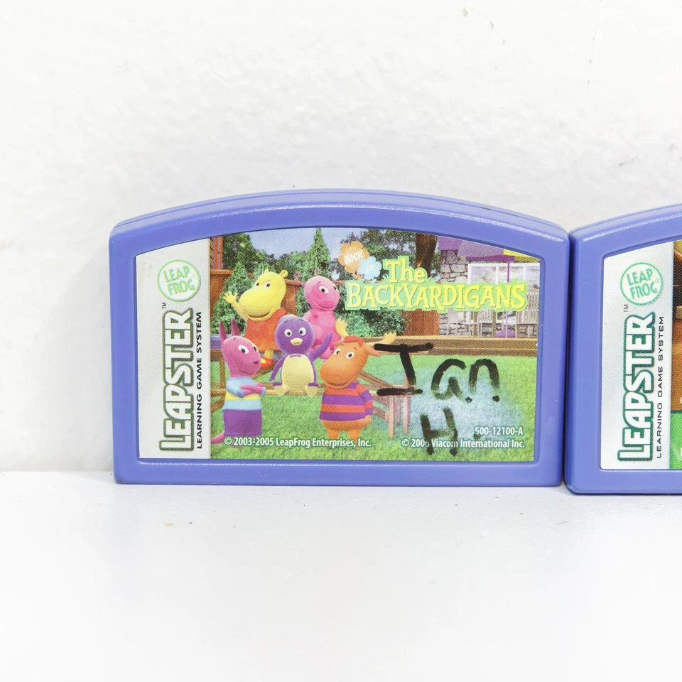 LEAPFROG Leapster Game Cartridge Lot Ratatouille Toy Story 3 Scooby Doo Disney - Image 2 of 4