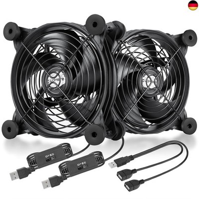 upHere gaming U120 USB Lüfter PC Lüfter,Multi Speed Steuerung,mit M
