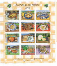 timbre  Erinnophilie "Saveurs de nos régions" 2010 neuf MNH **