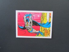 1986 Reyauca Venezuelan DC Super Amigos  Album Sticker Card  2 Batman