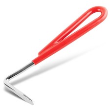 Jeffers Equine Horse Hoof Pick with Red Coated Handle for Horses, Ponies, and Mi