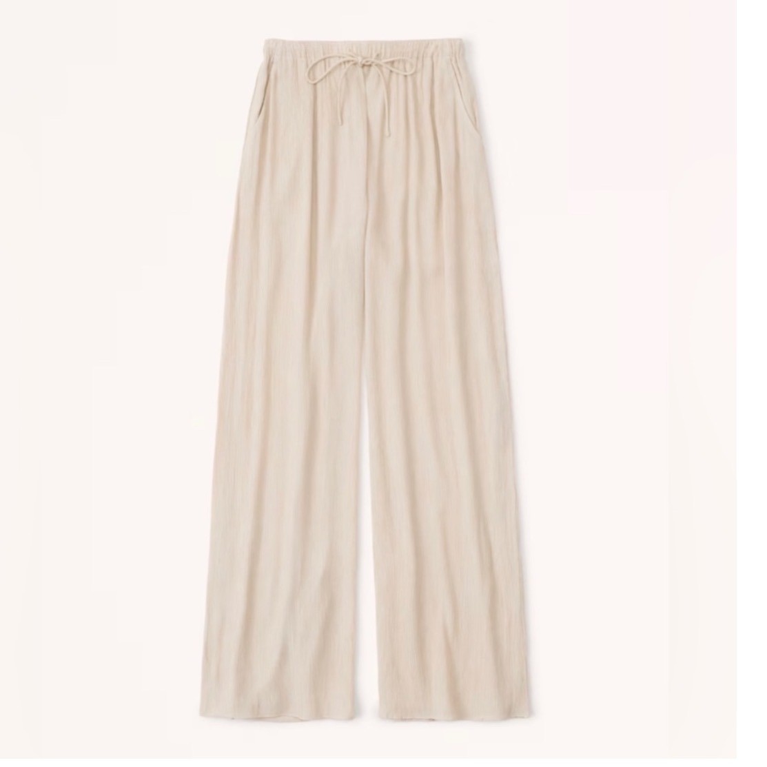 Abercrombie and Fitch Crinkle Wide Leg pants Size… - image 2