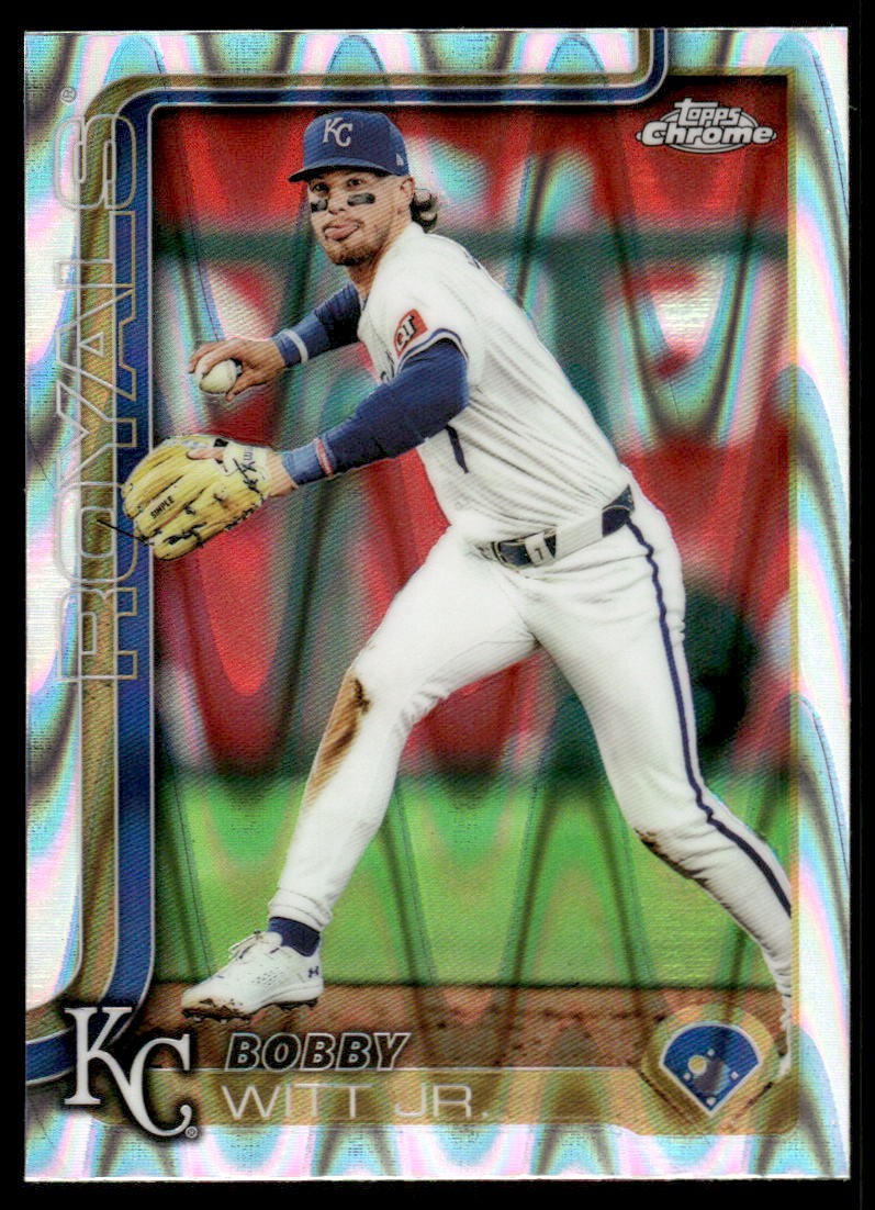 2025 Topps Chrome #93 Bobby Witt Jr. RayWave Refractors