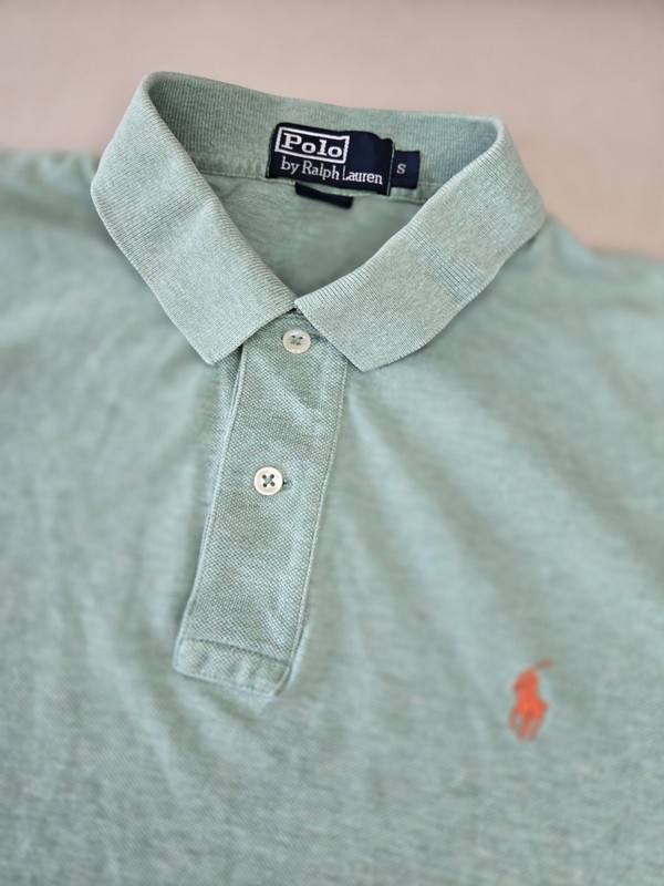 POLO by Ralph Lauren Men's Light Green Shirt SMALL Preppy Style Golf