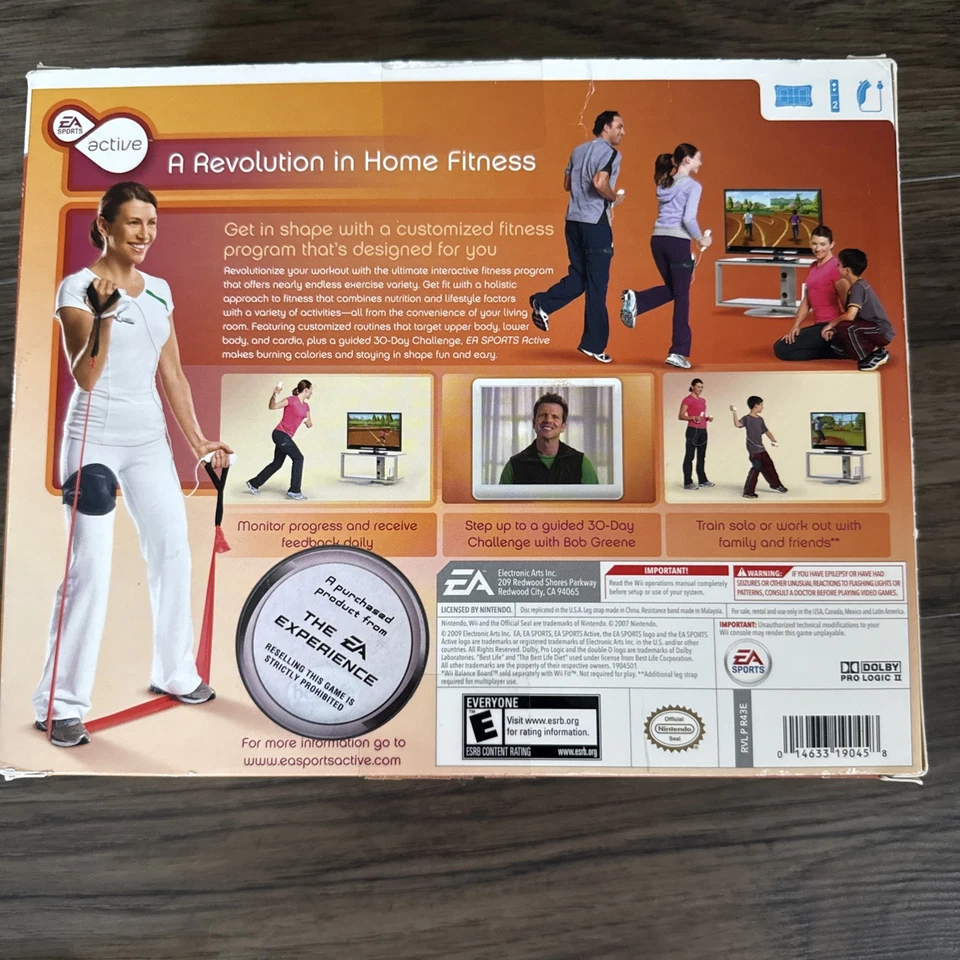 Juego Entrenador Personal Activo Wii Fit y Wii de Nintendo y EA Sports Foto 3 de 4