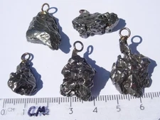 44.1 grams all 5 CAMPO Del CIELO METEORITES Christmas Tree Ornaments with a COA